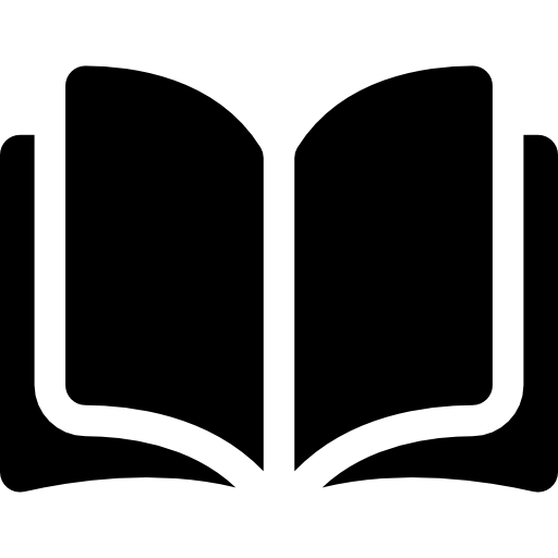 Icon of an open book